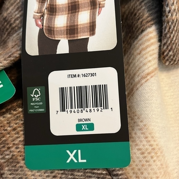 Banana Republic Womens
Shirt Jacket Brown Plaid
Shacket Oversized XL & Large - Picture 13 of 13